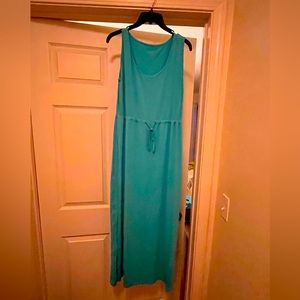 Blue size large maxi cover up